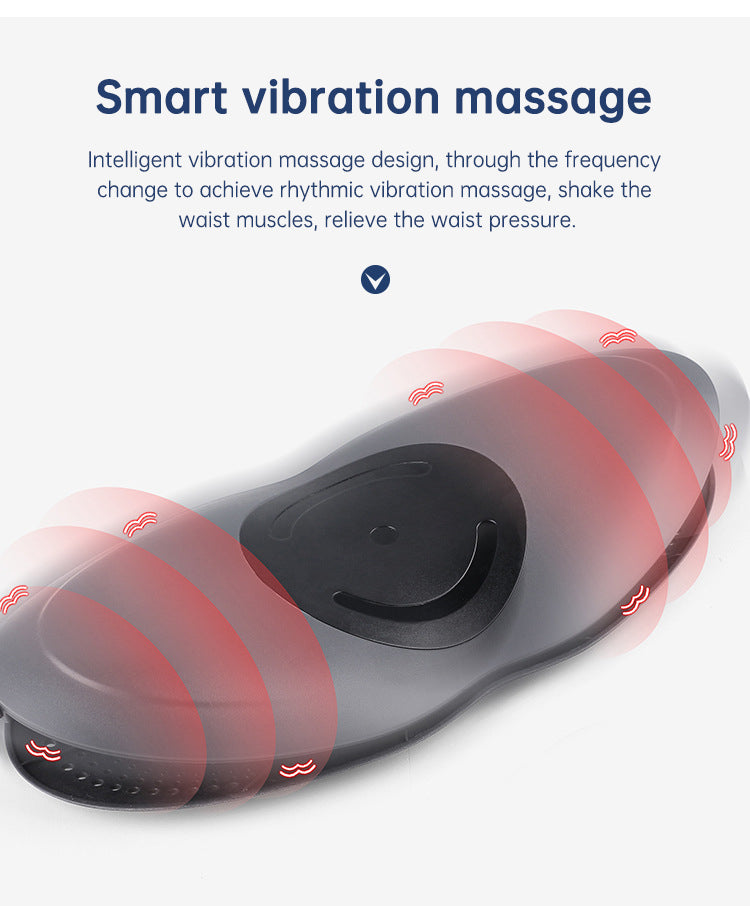Smart Lumbar Traction Massager | Heated Back Stretcher with Air Pressure Relief & Cervical Support