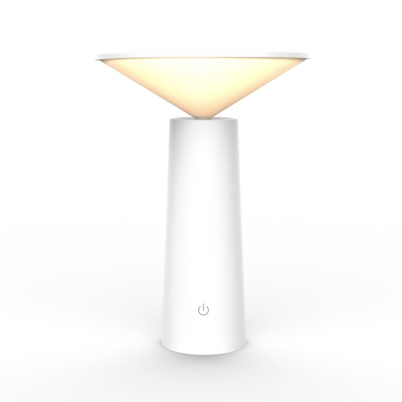 Nordic Minimalist LED Table Lamp – Sleek Rechargeable Night Light for Bedroom & Coffee Table
