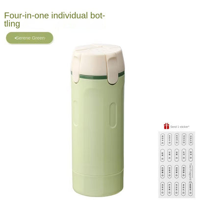 4-in-1 Leakproof Travel Bottle Set - Portable Toiletry Cosmetics Dispenser