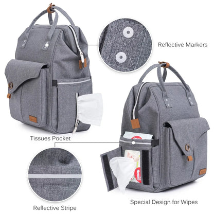 Alameda Fashion Mummy Maternity Bag – Multi-function Diaper Bag Backpack