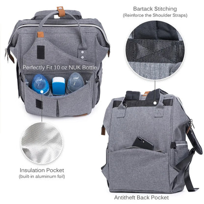 Alameda Fashion Mummy Maternity Bag – Multi-function Diaper Bag Backpack