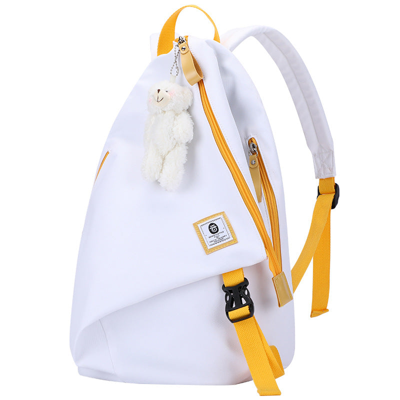 rendy High School Backpack for Girls - Large Capacity Personality Schoolbag & Leisure Shoulder Bag