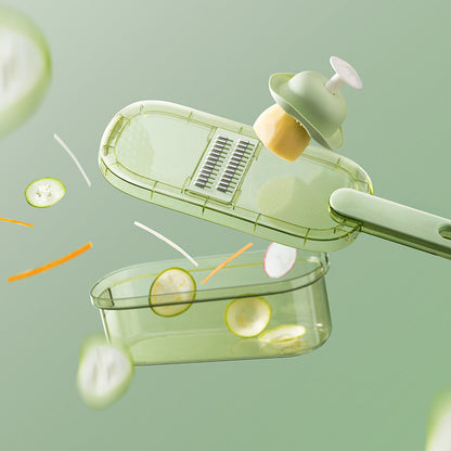 Multifunctional Vegetable Cutter with Drain Basket