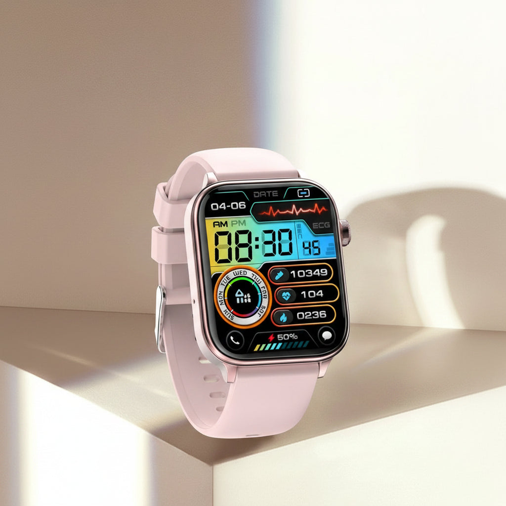 Full Touch Screen Multi-Sport Smartwatch - Fashion Fitness Tracker for Women