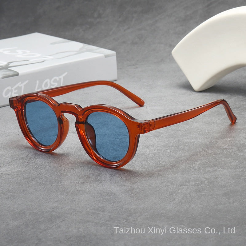 Vintage Round Small Frame Sunglasses | Unisex Fashion UV Protection Shades