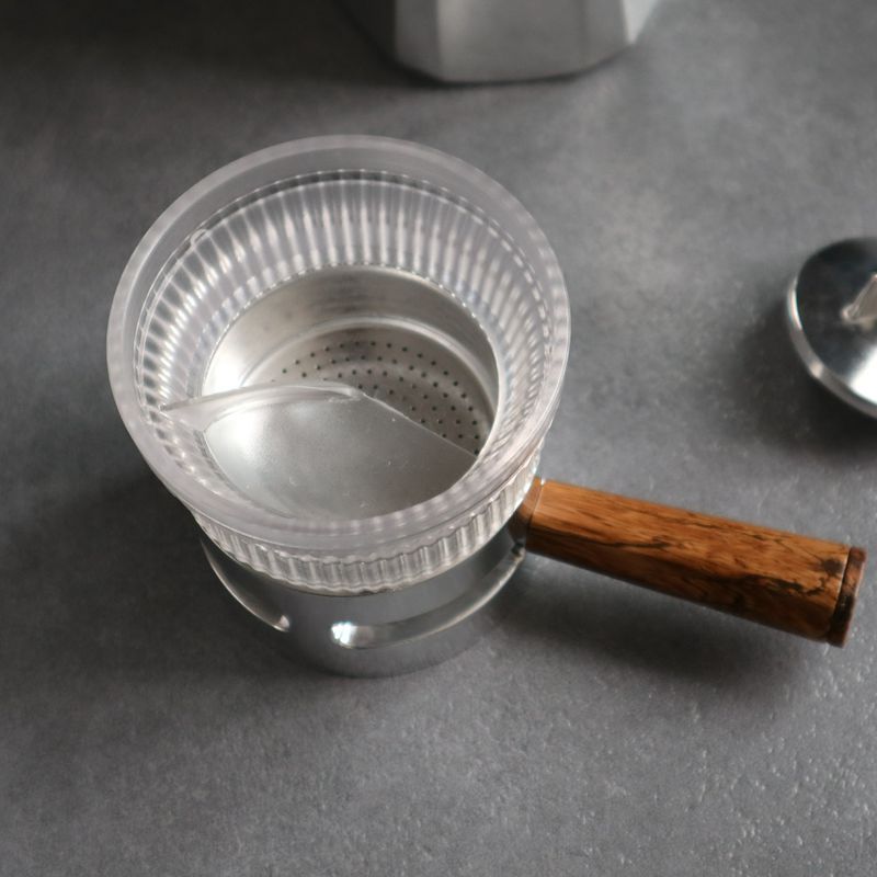 Moka Pot Powder Dispenser Ring - Coffee Dosing Funnel & Powder Catcher Ring