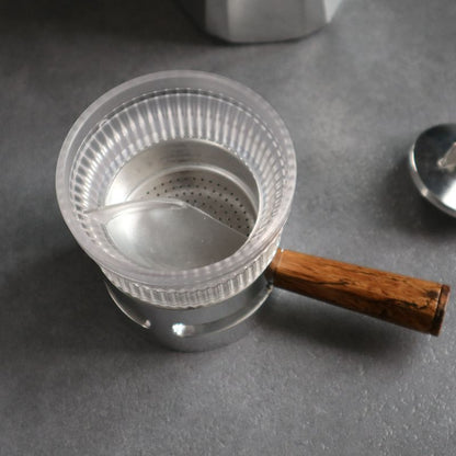 Moka Pot Powder Dispenser Ring - Coffee Dosing Funnel & Powder Catcher Ring
