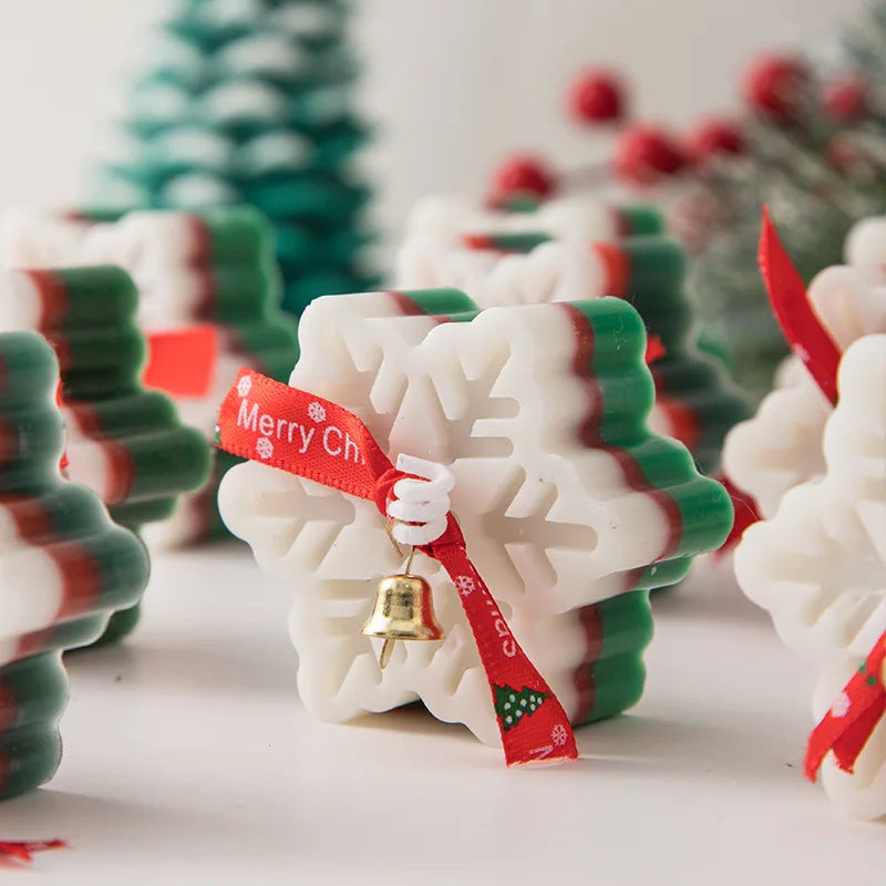 Handmade Snowflake Scented Candle – Creative Aromatherapy Candle for Home Decor & Romantic Gifting