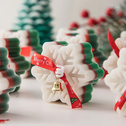 Handmade Snowflake Scented Candle – Creative Aromatherapy Candle for Home Decor & Romantic Gifting