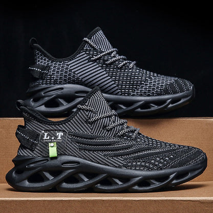 Men's Breathable Mesh Running Shoes - Versatile Sports & Leisure Sneakers