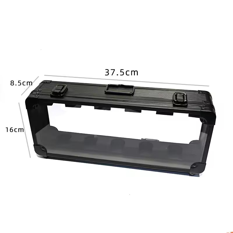 Lightweight Protective Aluminum Organizer and Display Case