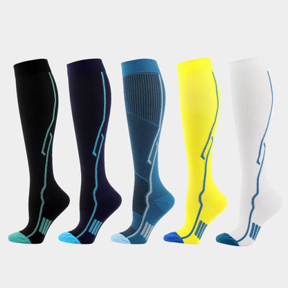 Elite Performance Compression Socks - Long Tube Sports Support for Men & Women