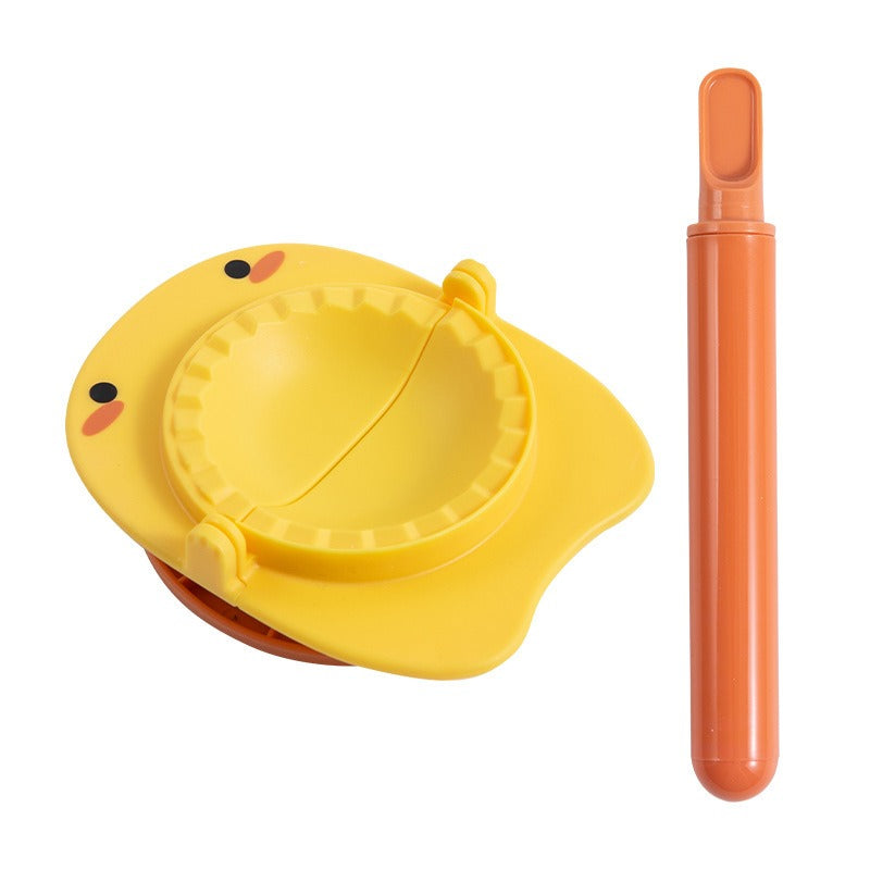 Cute Cartoon Manual Dumpling Maker - Easy Press Dough Skin & Pie Mold Tool