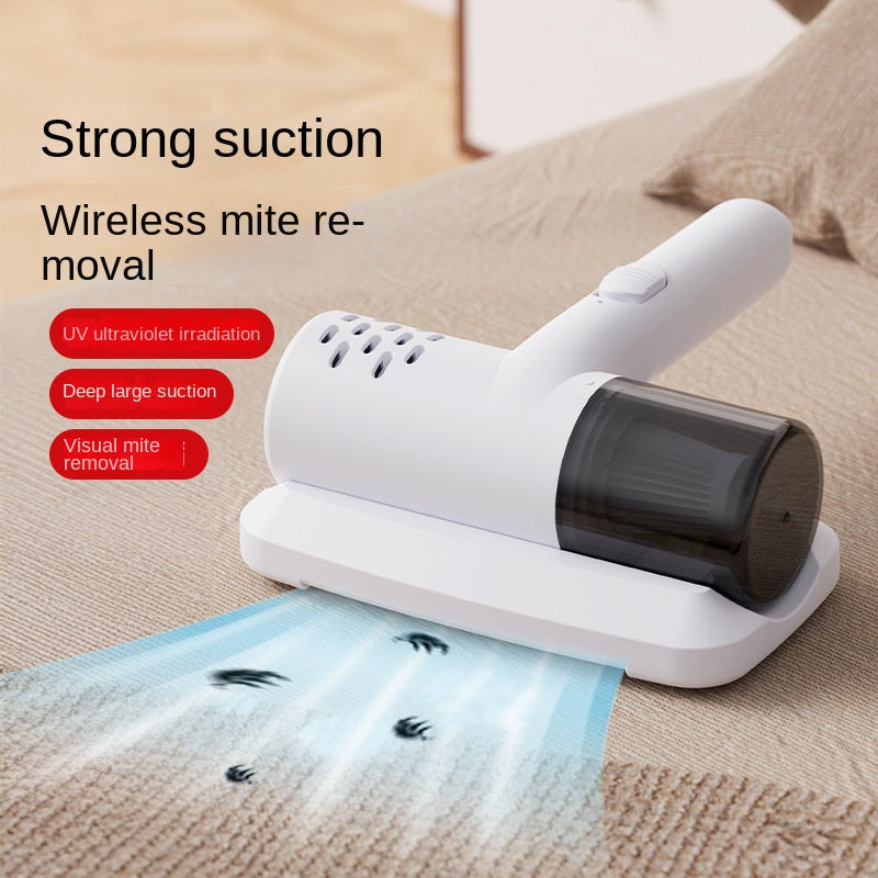 Wireless Handheld Dust Mite Remover – Powerful Suction Cordless Vacuum for Bed, Sofa & Carpets