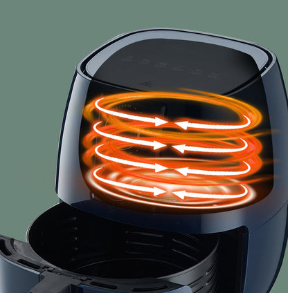 6L Large Capacity Visual Air Fryer - Multi-Function Electric Oven & Fryer