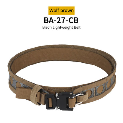 Tactical Two-Layer Battle Belt | Quick Detach Metal Buckle Combat Belt
