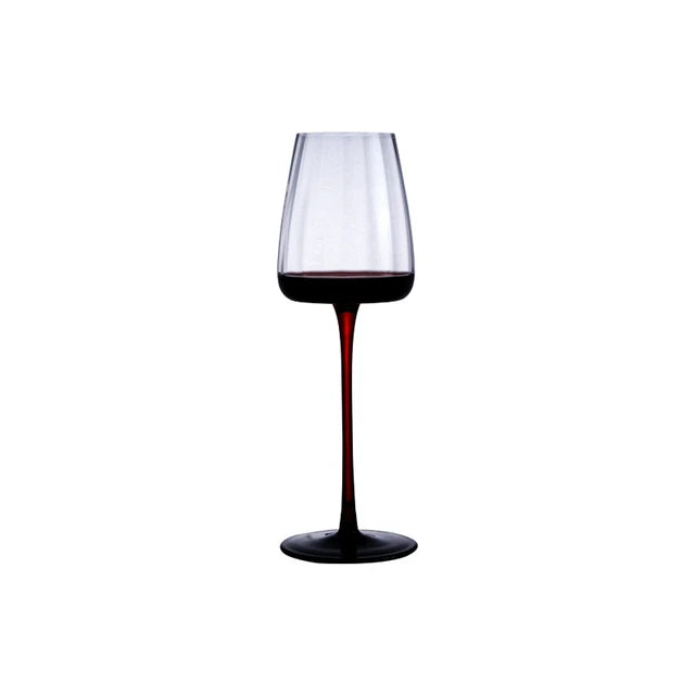 Elegant Creative Black Bow Tie Crystal Wine Glass | High-End Burgundy & Champagne Goblet