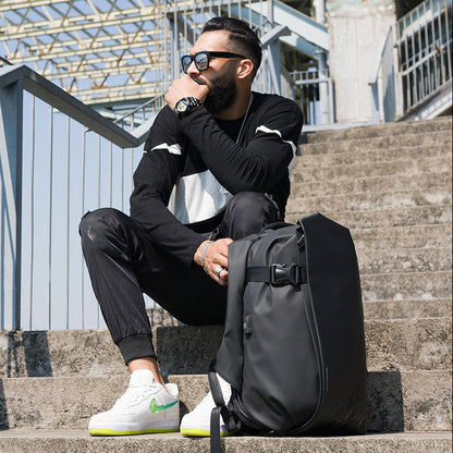 TANGCOOL Large Capacity Men's Travel Backpack with USB Charging Port