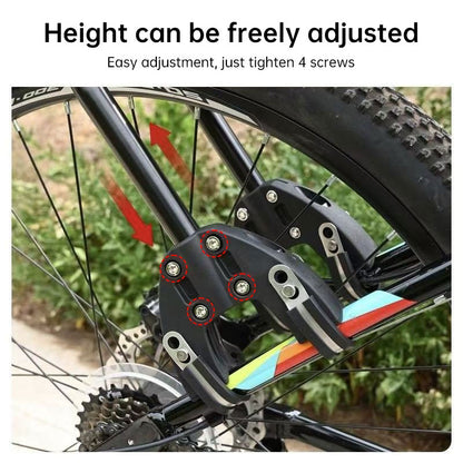 Universal Aluminum Alloy Rear Bike Rack | Heavy Duty Cargo Carrier