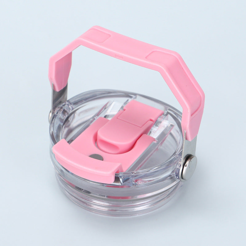 Reusable Leak-Proof Replacement Lid with Straw Hole for 30oz Stanley Tumbler - BPA-Free & Dishwasher Safe