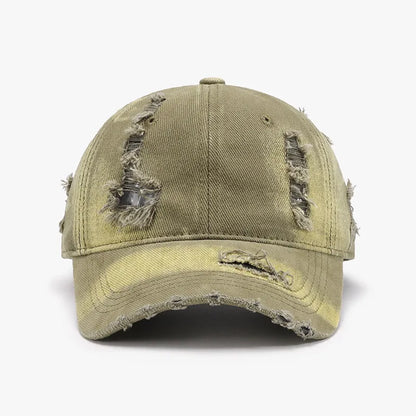 Distressed Vintage Cotton Baseball Cap | Adjustable Dad Hat for Men & Women