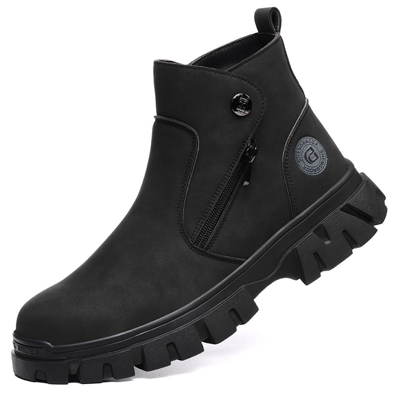 Welders' Labor Protection Anti Smashing and Anti Piercing Safety Shoes