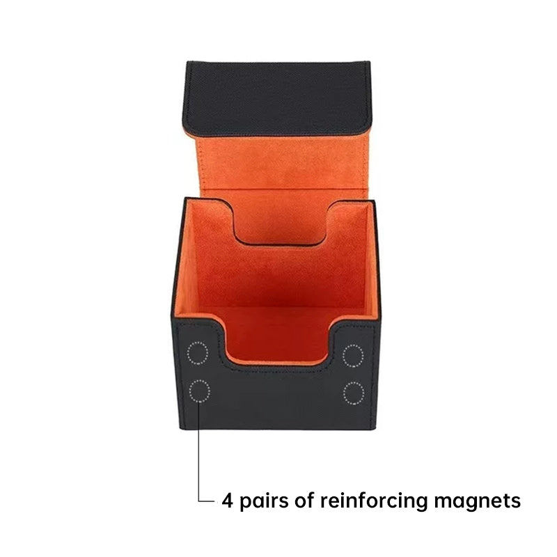 Magnetic Trading Card Storage Box | 100+ Sleeved Card Capacity Case