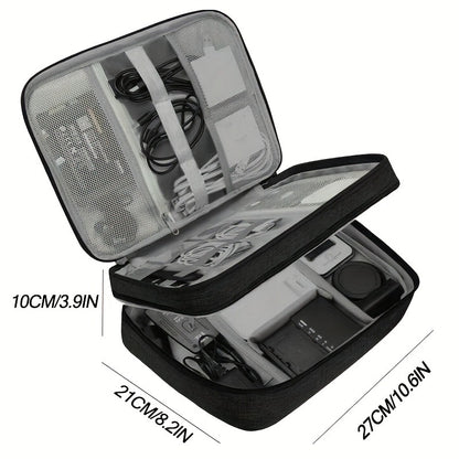 Waterproof Travel Cable Organizer Bag | Portable Digital Electronics Storage Pouch