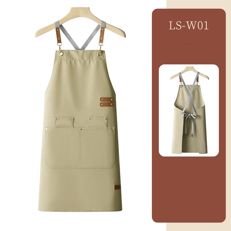 Stylish Professional Chef Apron for Kitchen & Catering | Stain-Resistant Waterproof Workwear