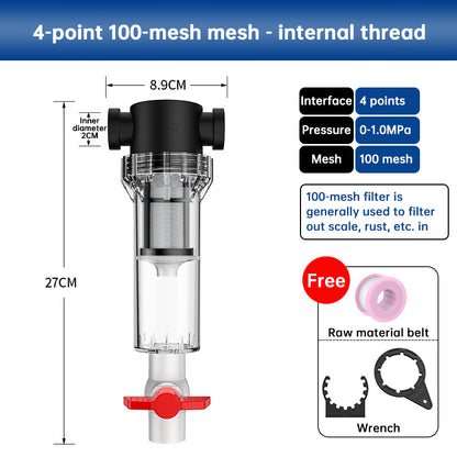 Aquarium Fish Toilet Waste Separator | High Flow Pre-Filter Sediment Collector