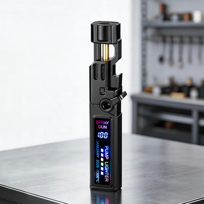 Windproof High-Temperature Outdoor Torch Lighter | Metal Body Jet Flame