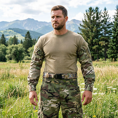 Tactical Two-Layer Battle Belt | Quick Detach Metal Buckle Combat Belt