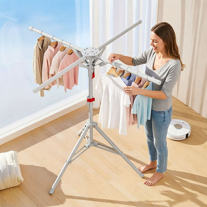 Foldable Octopus Style Clothes Drying Rack | Rotating Laundry Hanger