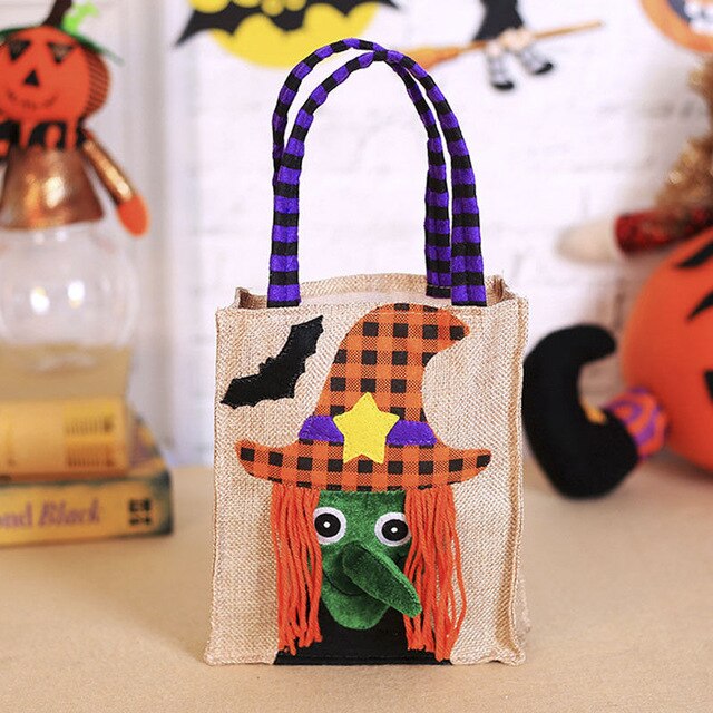 Halloween Trick or Treat Shopping Bags for Kids Candy Storage