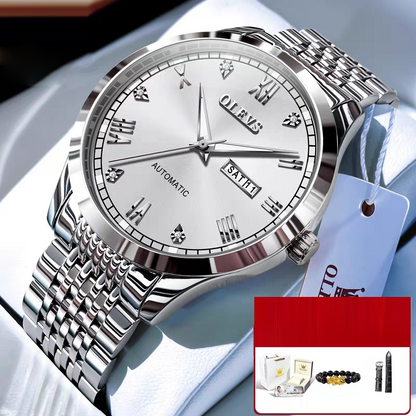 OLEVS Luxury Men's Automatic Mechanical Watch - Waterproof Luminous Business Wristwatch