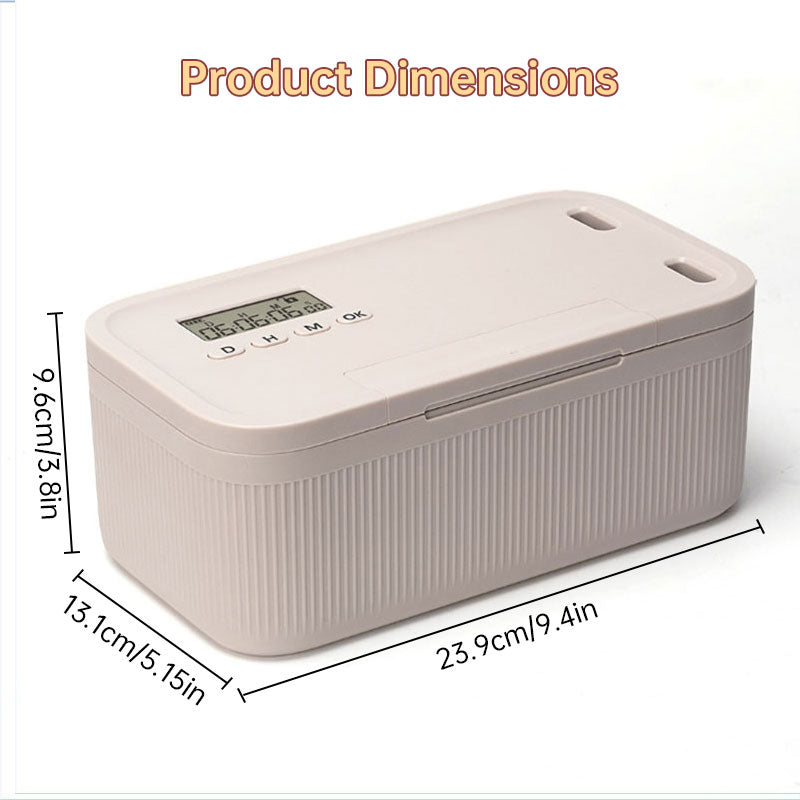 Smart Time Locking Container - Security Storage Box for Personal Habits & Focus