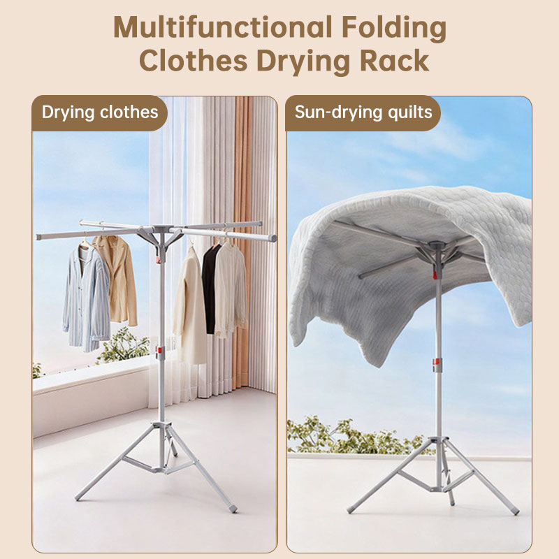 Foldable Octopus Style Clothes Drying Rack | Rotating Laundry Hanger
