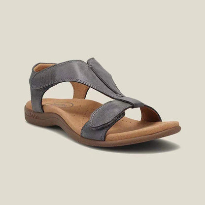 Women's Velcro Strap Wide-Size Sandals - Casual Thick-Soled Walking Footwear
