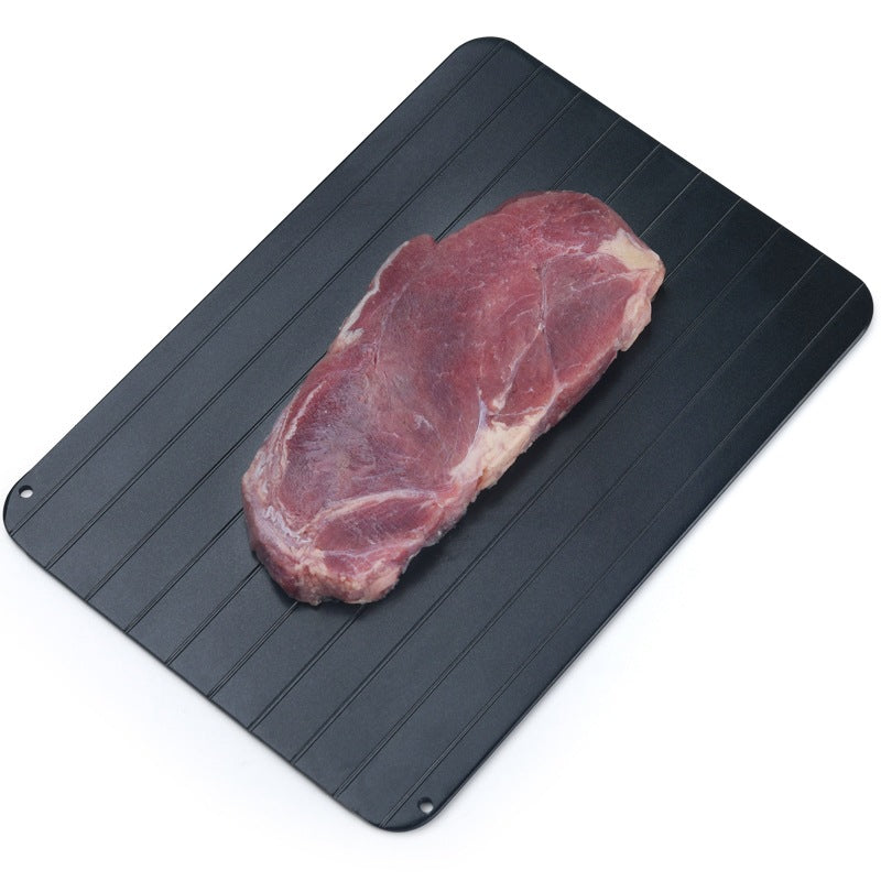 Quick Thawing Tray for Kitchen | Aluminum Ice-Melting Defrost Board - No Electricity or Chemicals Required