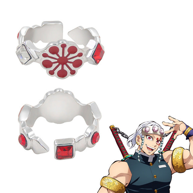 Demon Slayer Nezuko Kamado Adjustable Ring