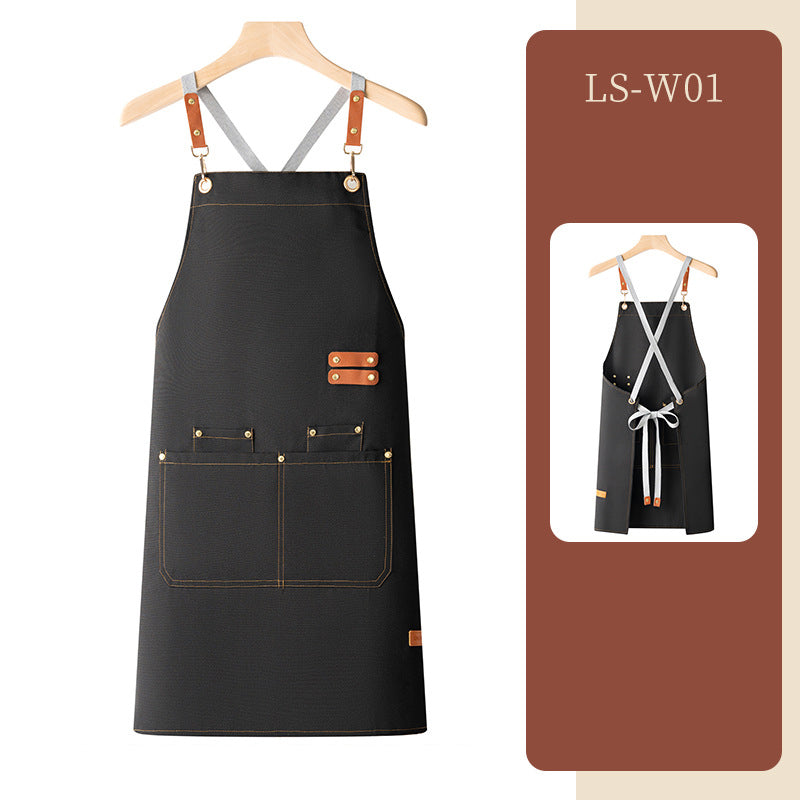 Stylish Professional Chef Apron for Kitchen & Catering | Stain-Resistant Waterproof Workwear