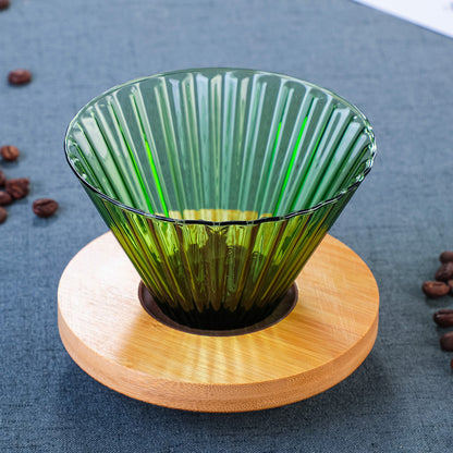 Handmade Japanese Glass Pour Over Coffee Pot Set