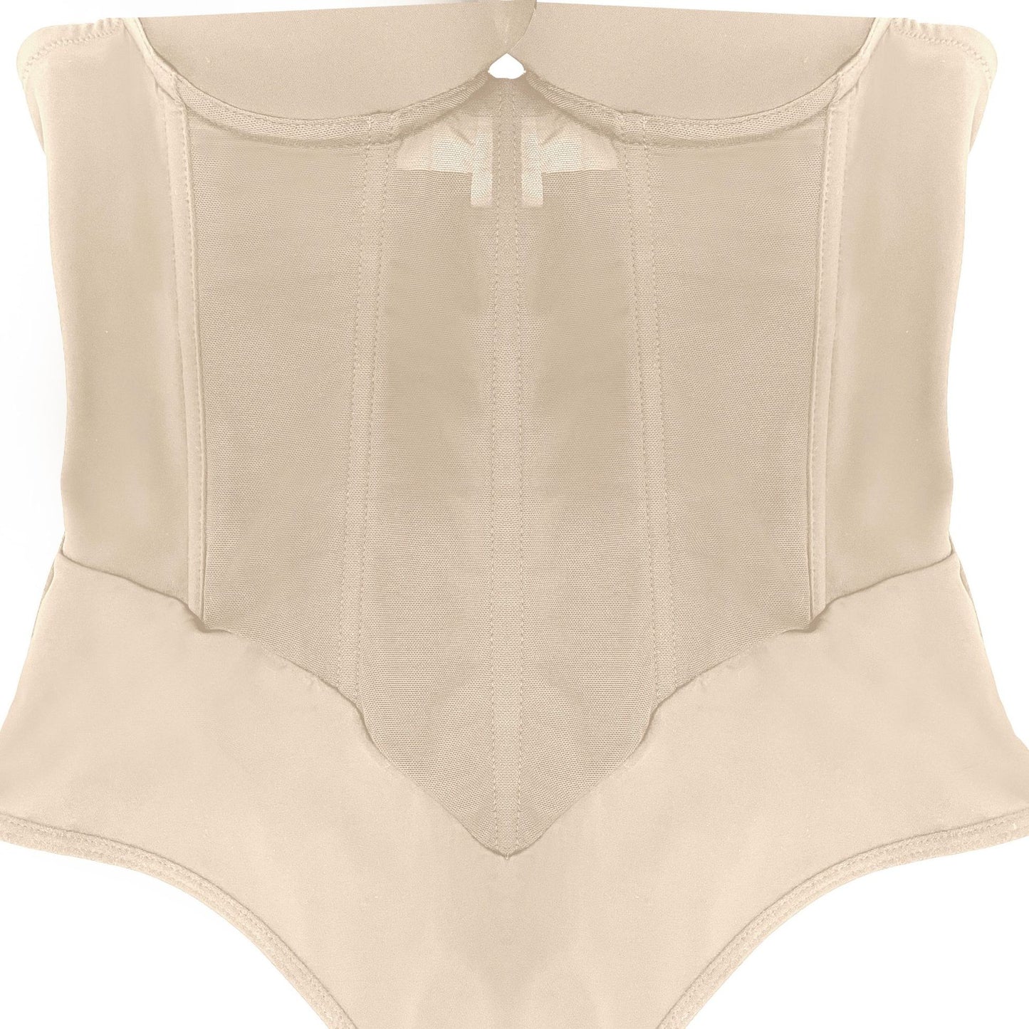 Deep V Backless Shapewear Bodysuit - Tummy Control Thong Shaper