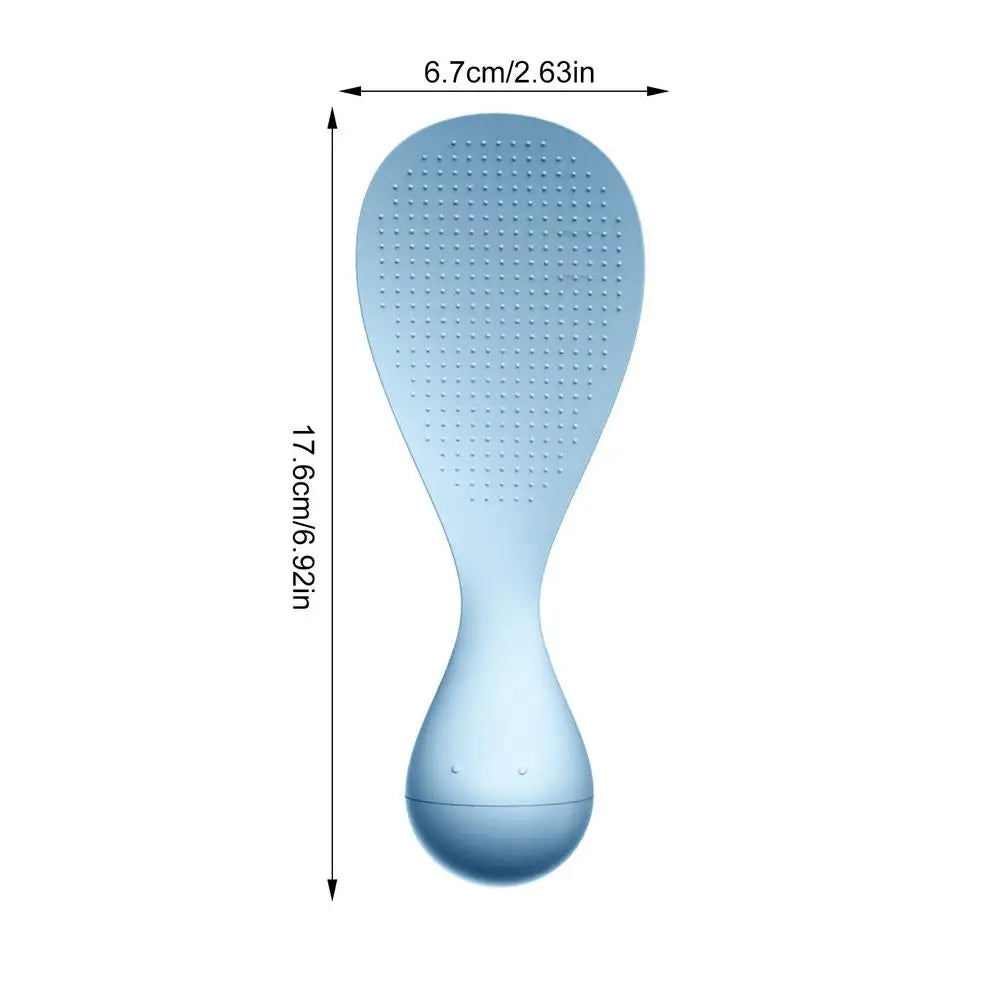 Standing Non-Stick Rice Spoon - Creative Tumbler Design Heat-Resistant Rice Scoop