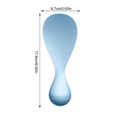 Standing Non-Stick Rice Spoon - Creative Tumbler Design Heat-Resistant Rice Scoop