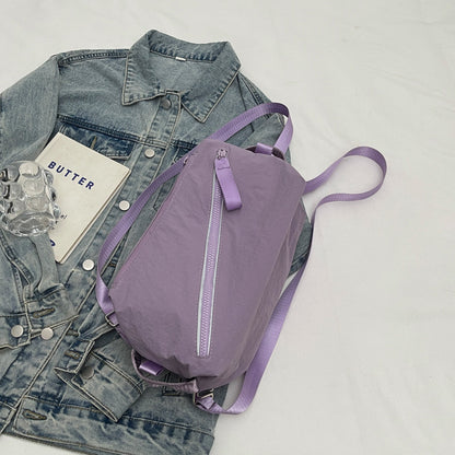 Cute Toast Design Small Backpack (Large Capacity & Crossbody Option)
