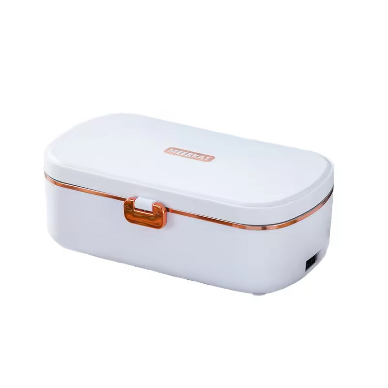 900ml Portable Electric Heating Lunch Box - Self-Heating & Steaming Food Warmer for Office Workers & Travelers (Heat Preservation)