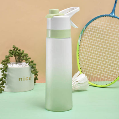 700ml Frosted Spray Water Bottle - Outdoor Sports Cooling Kettle