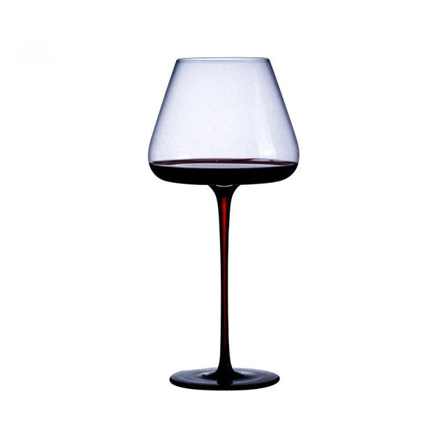 Elegant Creative Black Bow Tie Crystal Wine Glass | High-End Burgundy & Champagne Goblet