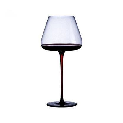 Elegant Creative Black Bow Tie Crystal Wine Glass | High-End Burgundy & Champagne Goblet